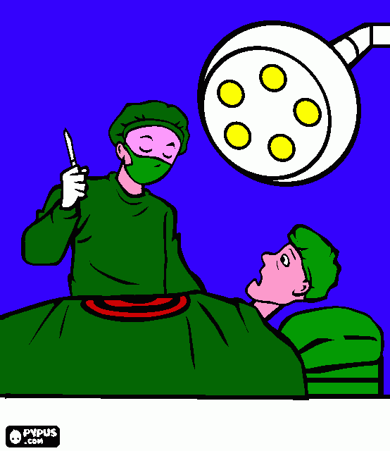 chirurgo da colorare