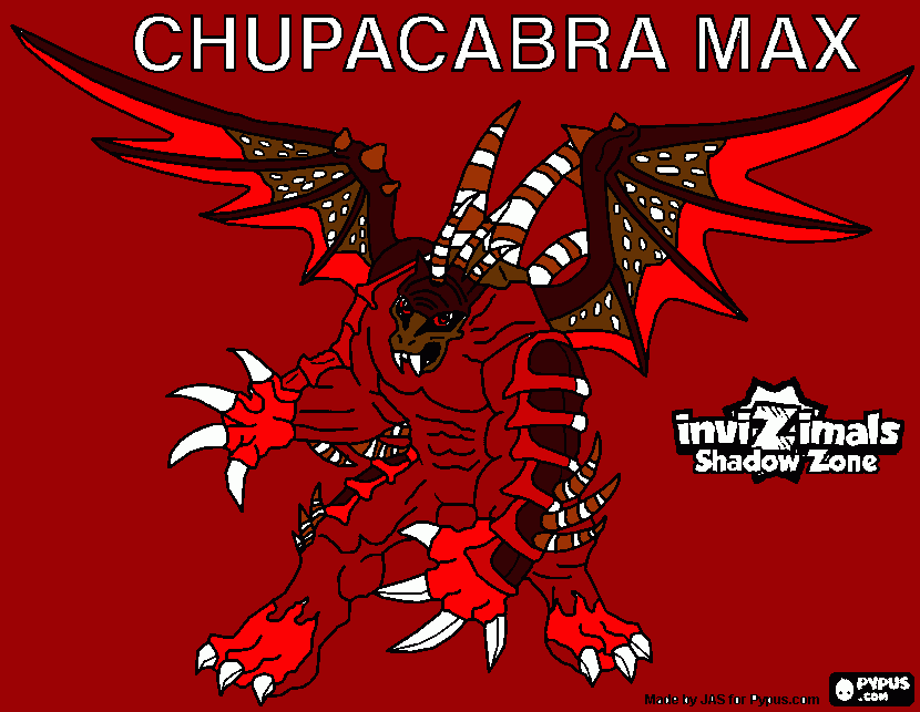 chupacabra max da colorare
