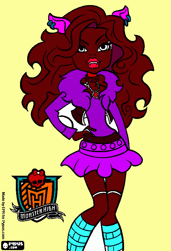 claudine da colorare