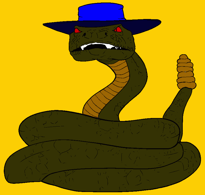 Cobra da colorare