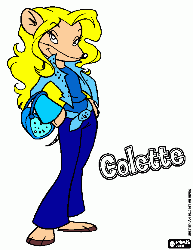 colette da colorare