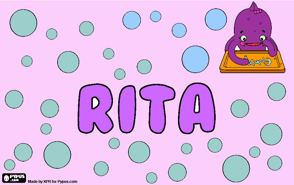 Compleanno nonna RITA da colorare