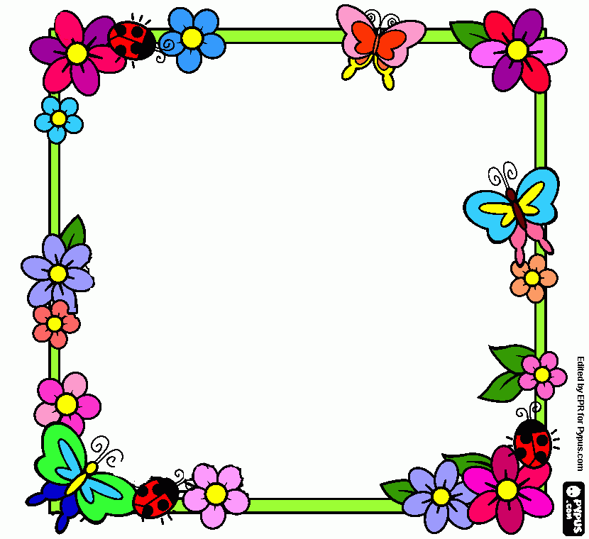 cornice da colorare