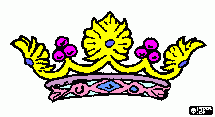 corona da colorare