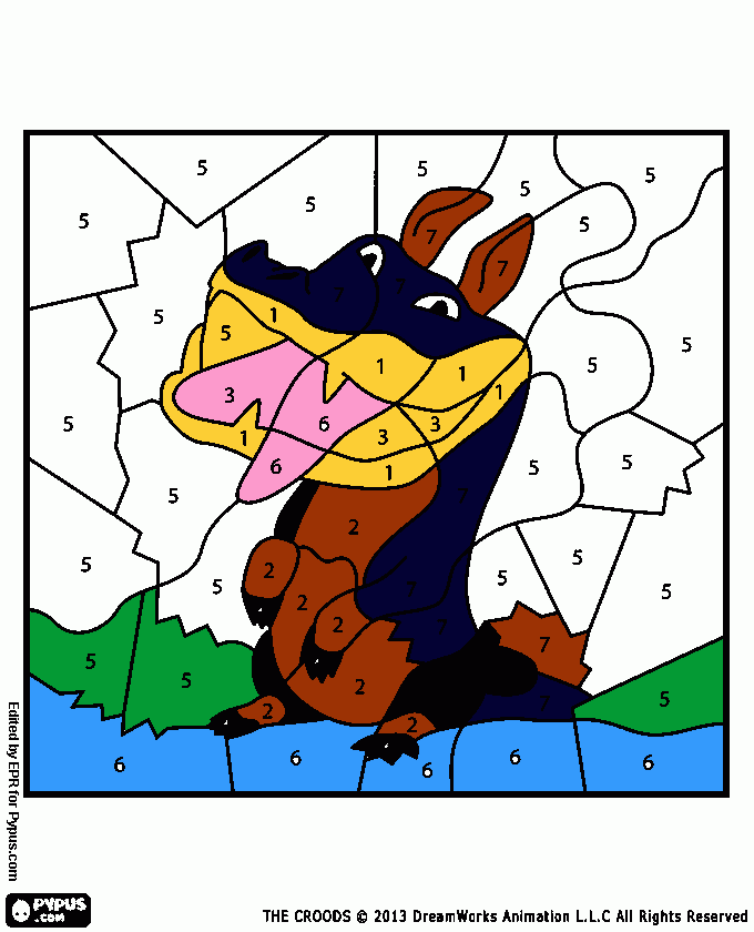 cucciodrillo da colorare