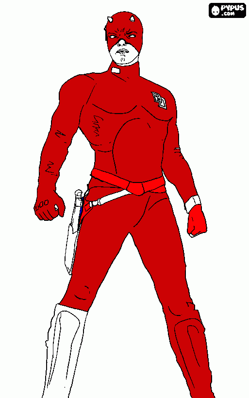 daredevil da colorare