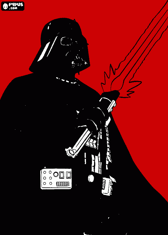 darth fener da colorare