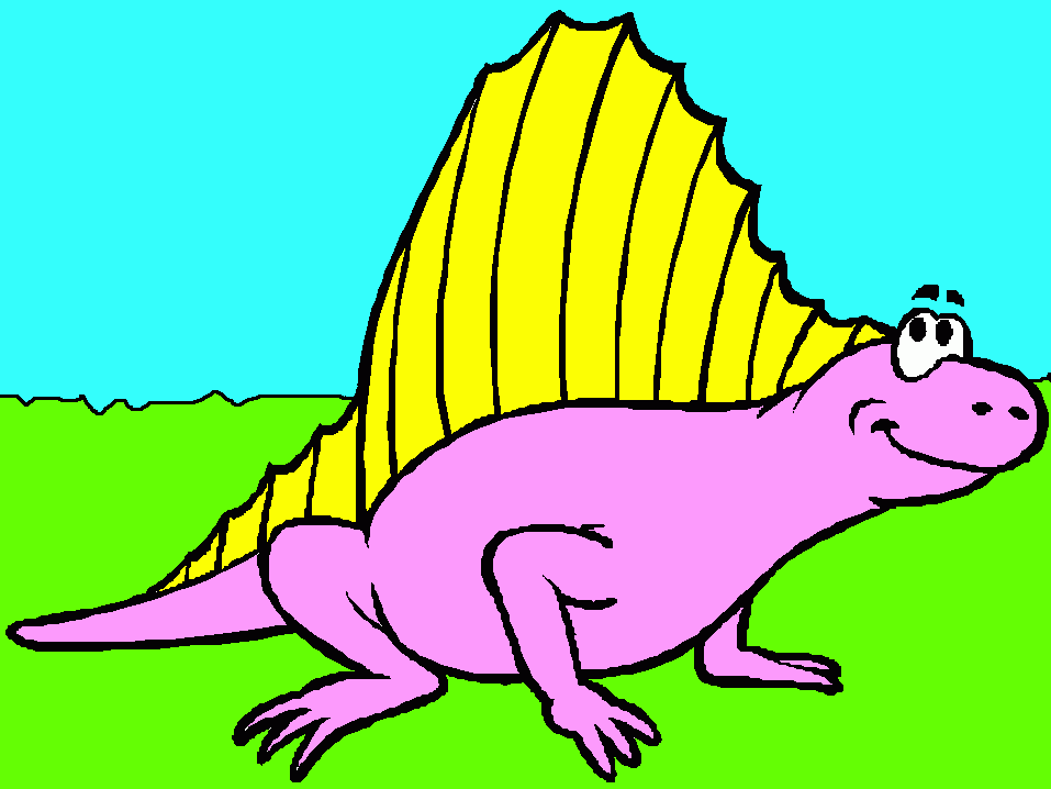 dimetrodon da colorare