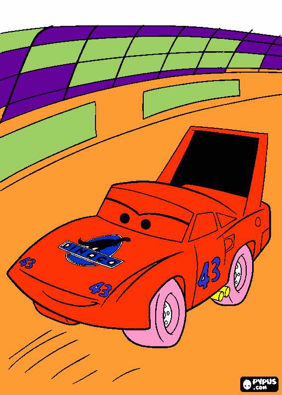 dinoco  da colorare