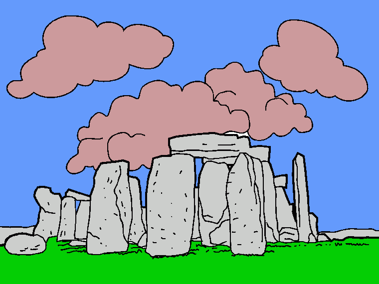 dolmen da colorare