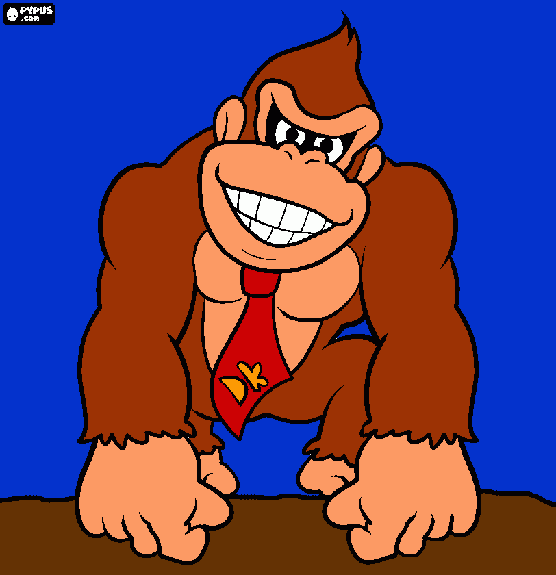 donkey da colorare
