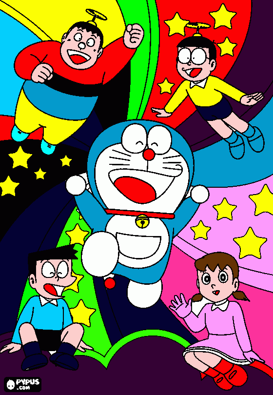 doreamon da colorare