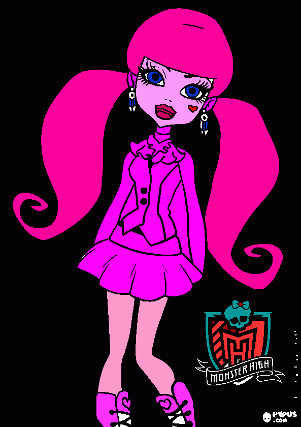 draculaura da colorare