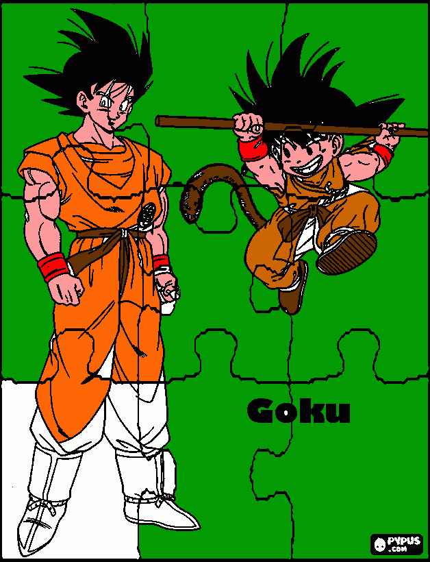 dragon ball da colorare