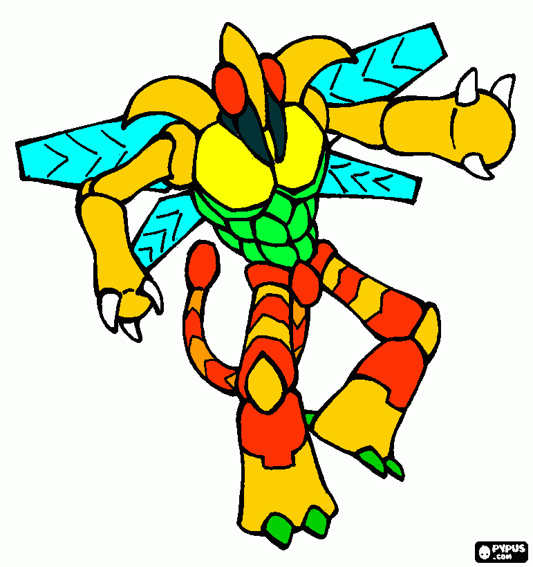 dragon da colorare