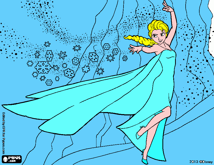 elsa 2 da colorare