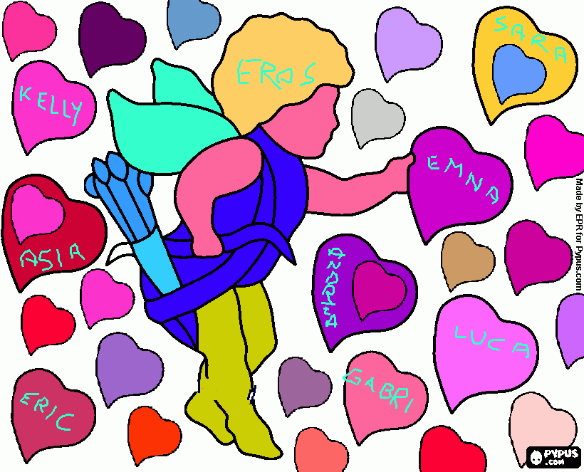 eros da colorare