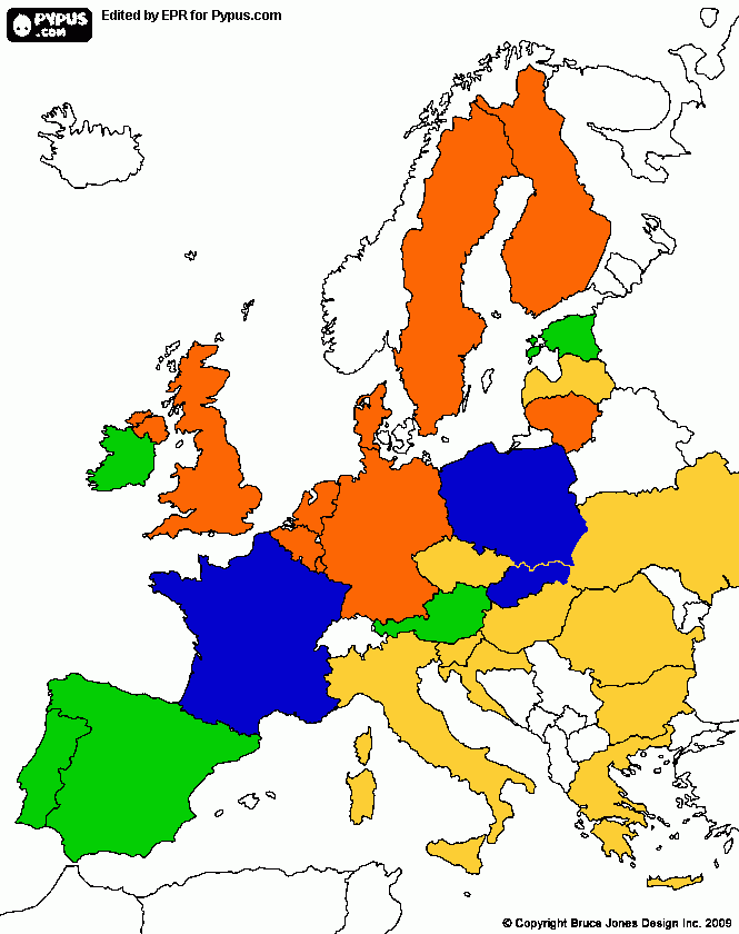Europa 28+ da colorare