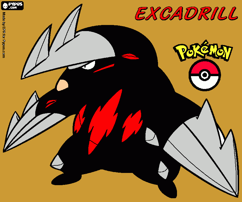 excadrill da colorare