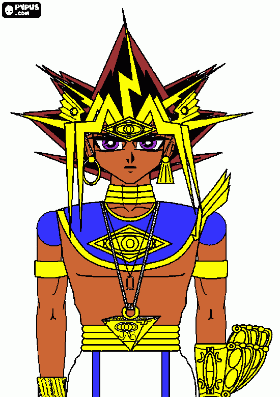 faraone atem da colorare