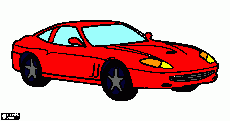 ferrari leo da colorare