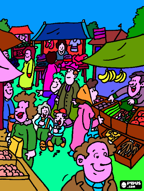 fiera da colorare