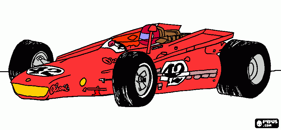 formula 1 da colorare