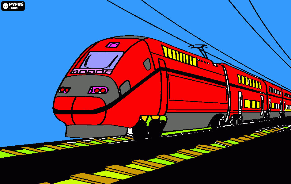 freccia rossa Napoli da colorare