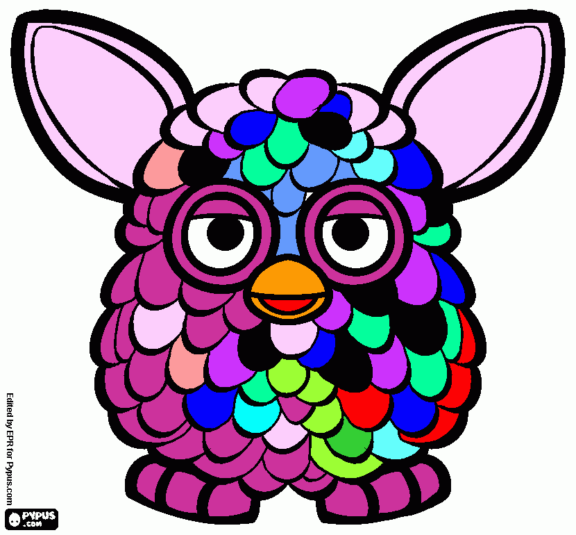 furby da colorarw da colorare