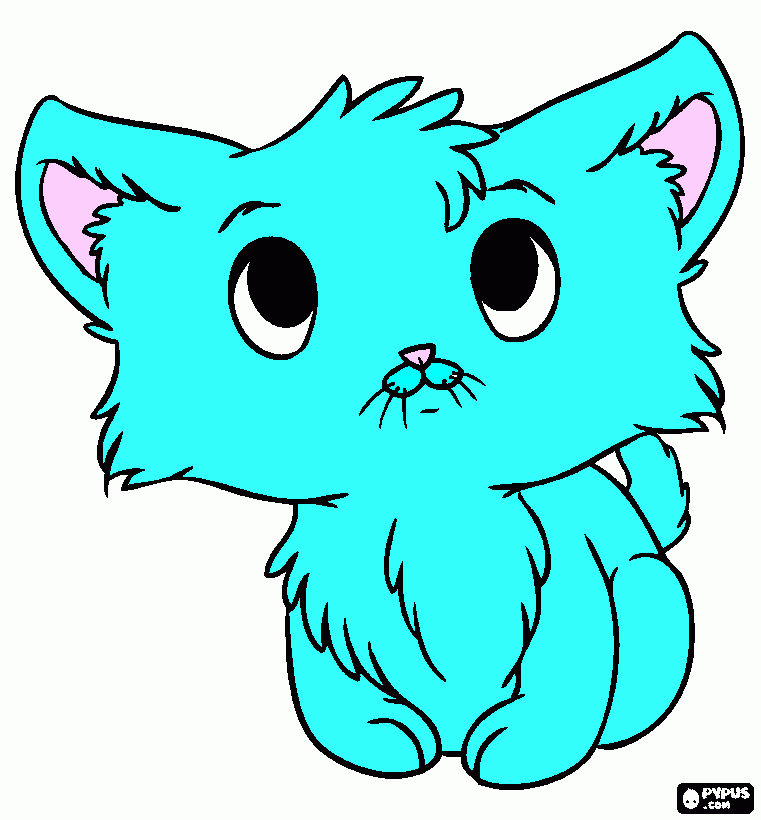 gattino milù da colorare