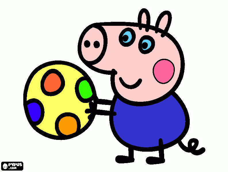 george pig da colorare