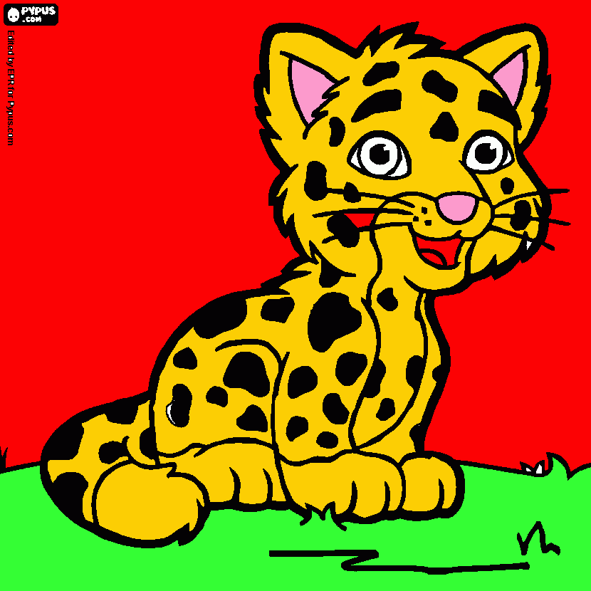 giaguaro da colorare