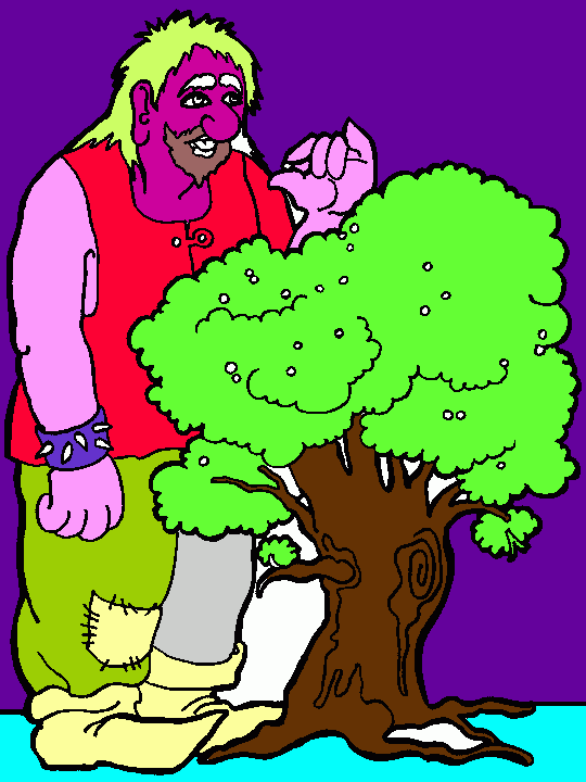 gigante buono da colorare