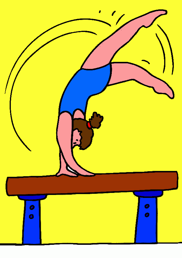 ginnastica da colorare