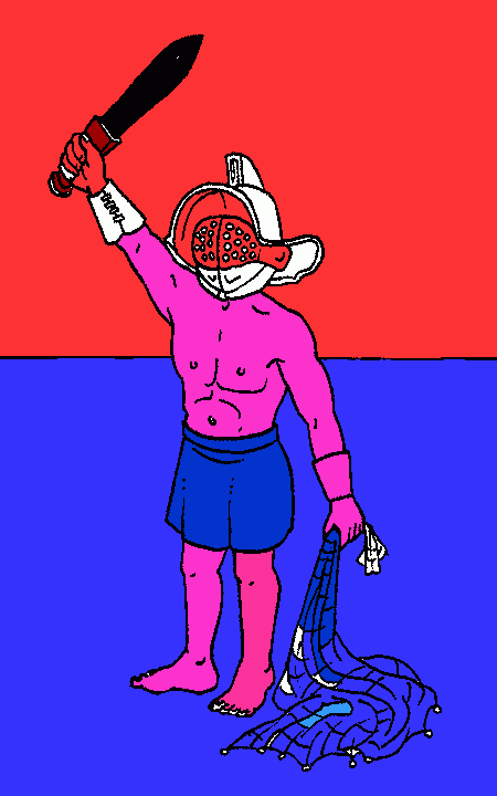 gladiatore da colorare