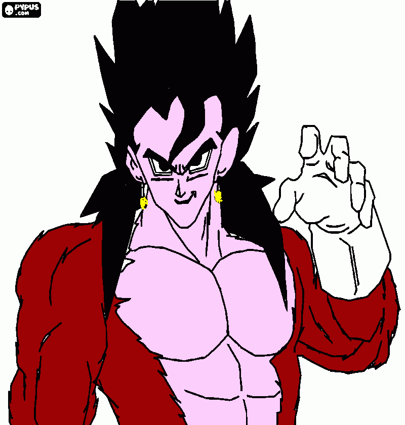 goku super da colorare