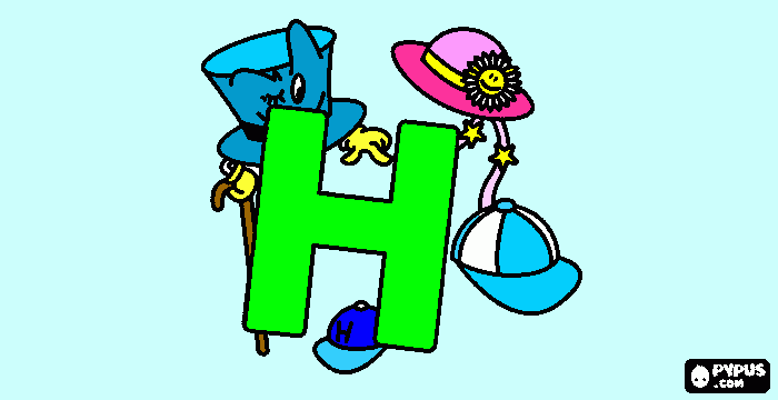 H cappelli da colorare
