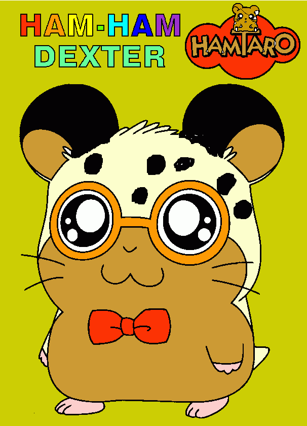 Ham-Ham Dexter Hamtaro da colorare