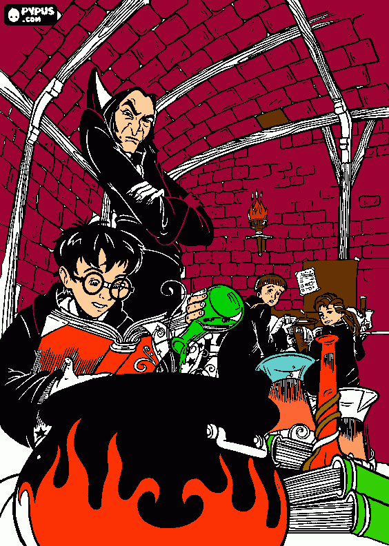 harry potter da colorare