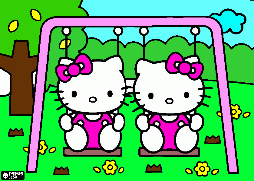 hello kitty da colorare