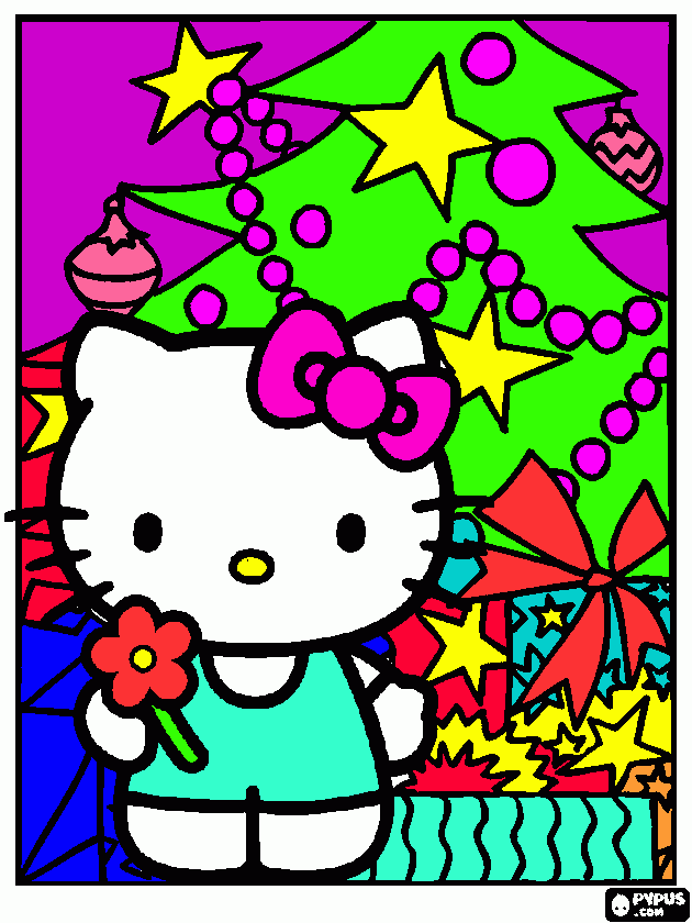 hello natale da colorare