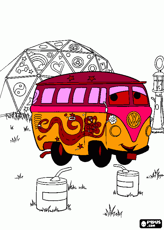 hippy 2 da colorare
