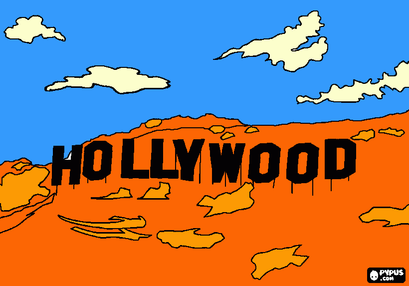HOLLYWOOD da colorare