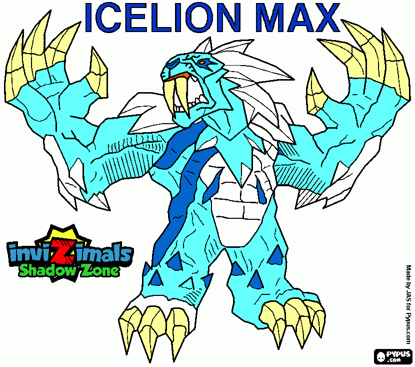 icelion max da colorare