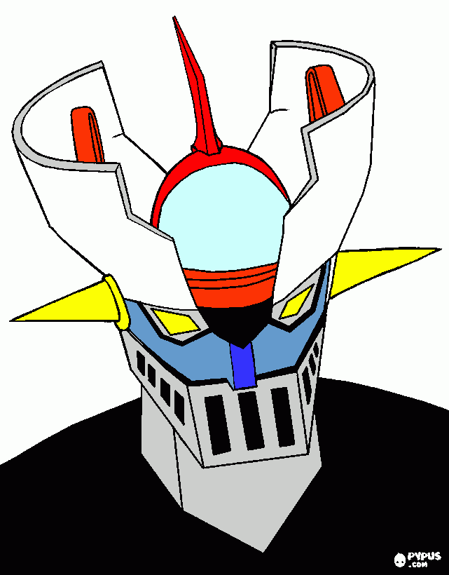 il mio mazinga  da colorare
