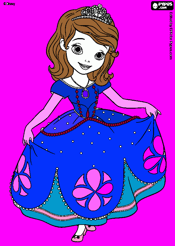 il mio primo disegno online da colorare