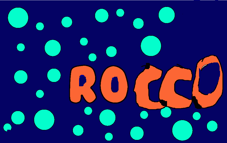 Il nome di Rocco da colorare