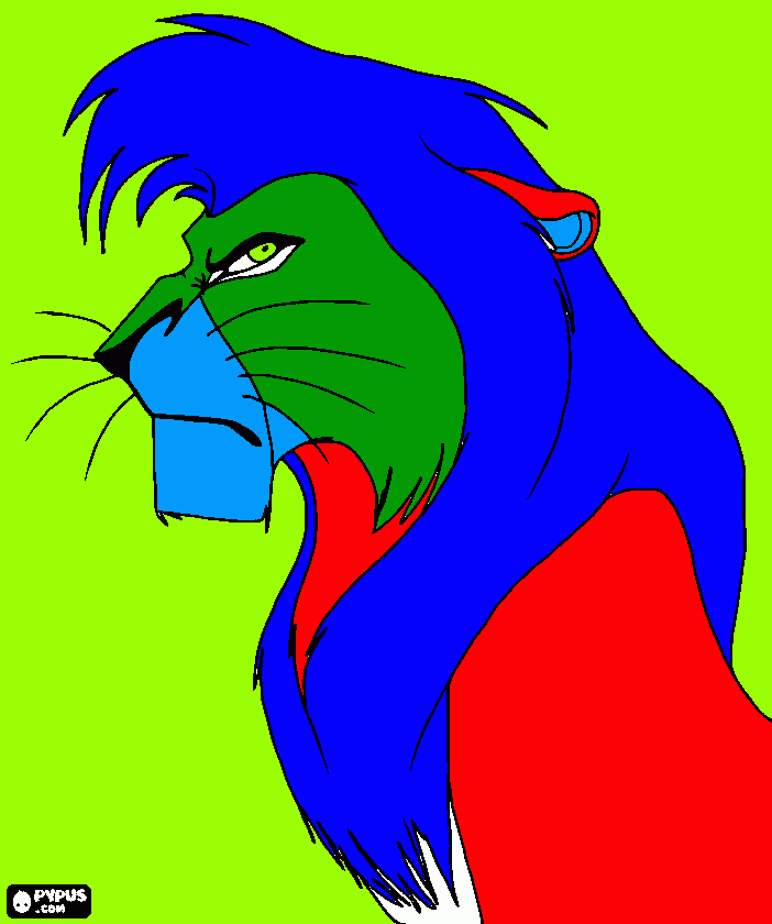 I'm crazy man da colorare