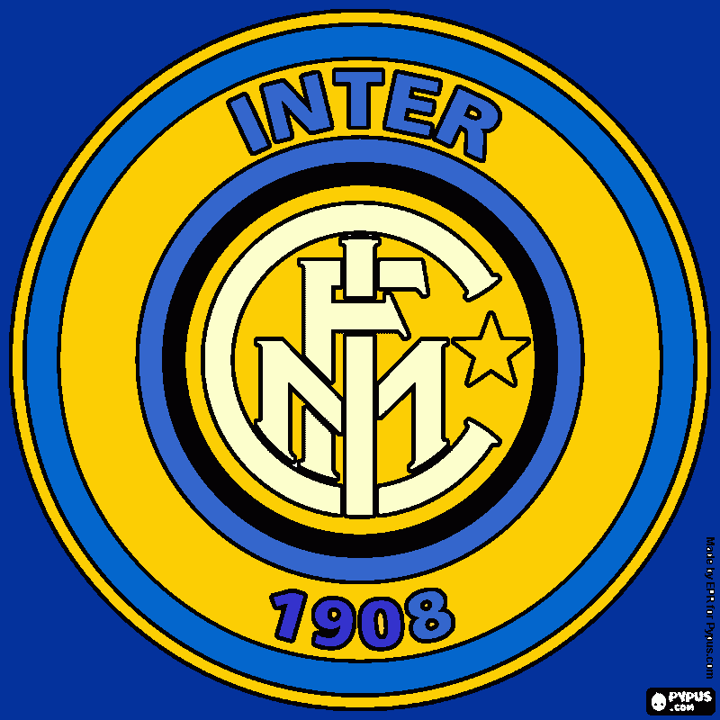 inter da colorare