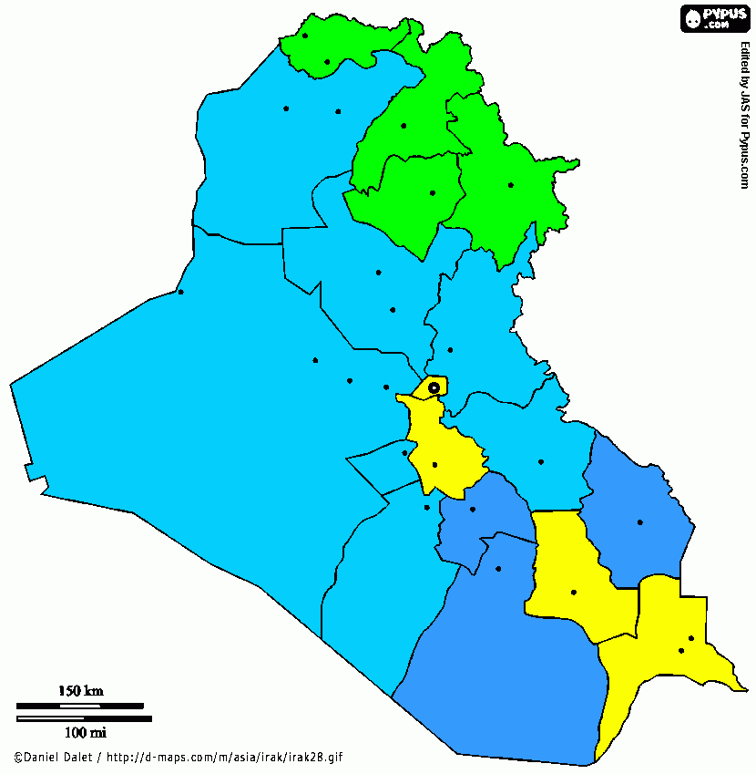 IRAQ da colorare